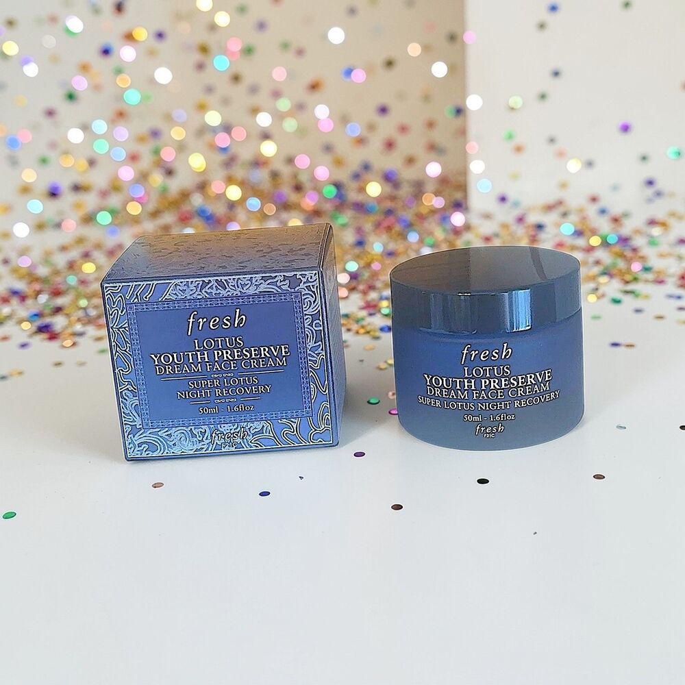 FRESH Lotus Youth Preserve Dream Face Cream Super Lotus Night Recovery 1.6 oz